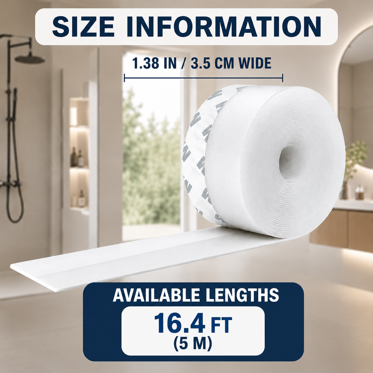 Self-Adhesive Door & Window Seal Strip – Block Drafts, Dust & Noise