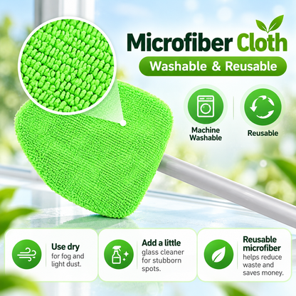 1 Windshield Cleaning Tool+ 3 Replacement Pads