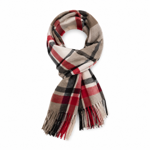 Plaid Long Scarf