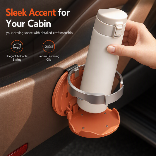 🔥 50% OFF! 🚗 Foldable Car Door Cup Holder